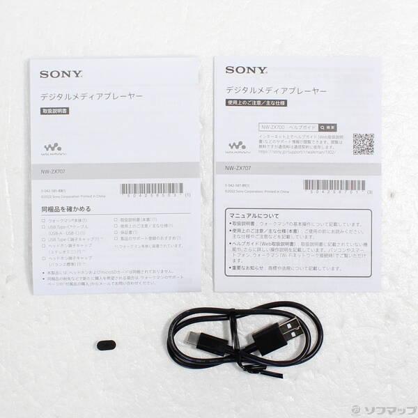 〔中古〕SONY(ソニー) WALKMAN ZX707 メモリ64GB+microSD ブラック NW-ZX707〔377-ud〕 |  | 04