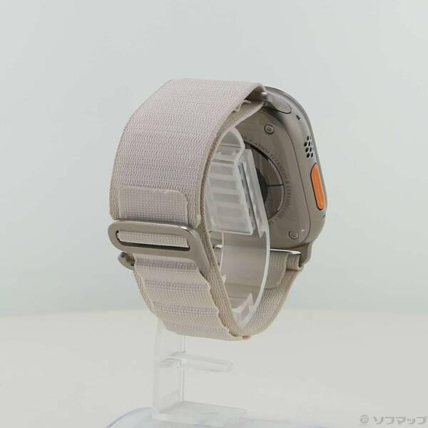 〔中古〕Apple(アップル) Apple Watch Ultra GPS + Cellular 49mm チタニウムケース スターライトアルパインループ〔198-ud〕 |  | 02