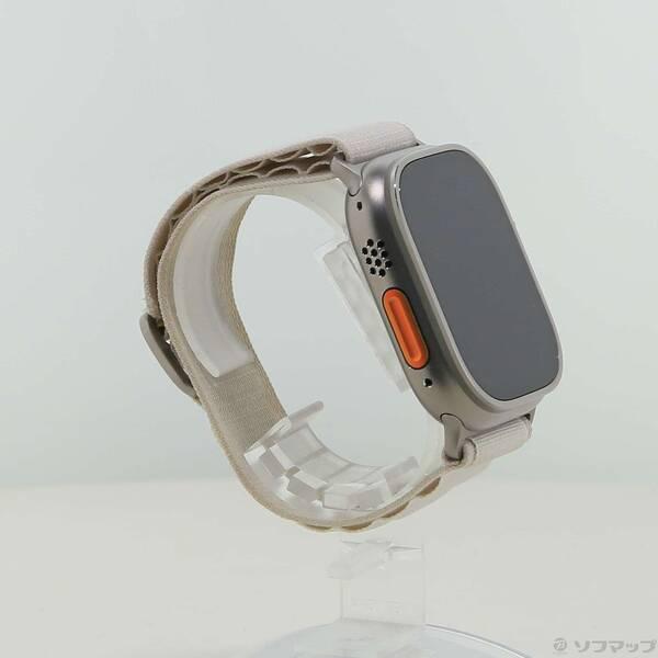 〔中古〕Apple(アップル) Apple Watch Ultra GPS + Cellular 49mm チタニウムケース スターライトアルパインループ〔198-ud〕 |  | 03