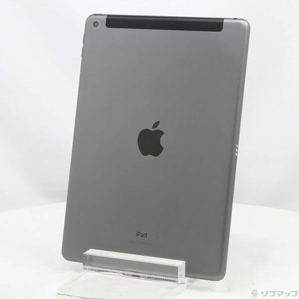 〔中古〕au iPad 第7世代 128GB スペースグレイ MW6E2J／A auロック解除SIMフリー〔305-ud〕 | 