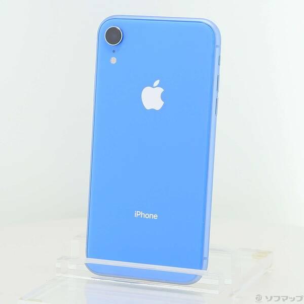 〔中古〕Apple(アップル) iPhoneXR 64GB ブルー MT0E2J／A SIMフリー〔352-ud〕 | 