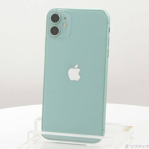 〔中古〕Apple(アップル) iPhone11 64GB グリーン MWLY2J／A SIMフリー〔198-ud〕 | 