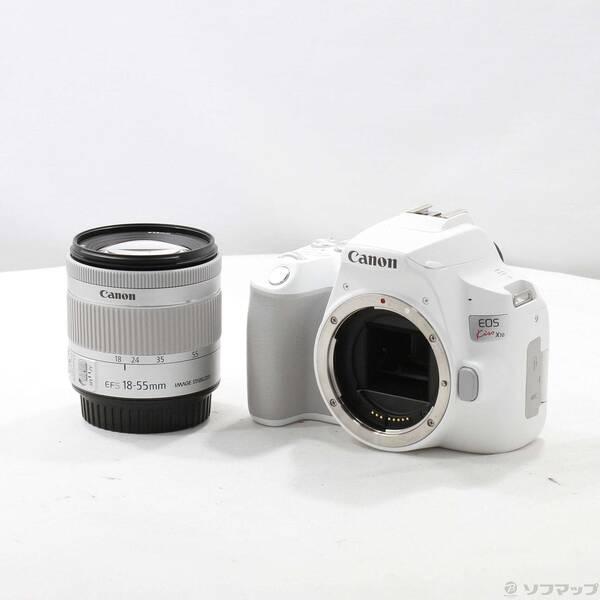 〔中古〕Canon(キヤノン) EOS Kiss X10 ホワイト EF-S18-55 IS STM レンズキット〔262-ud〕 | 