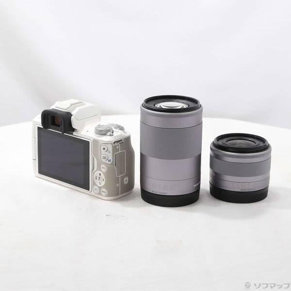 〔中古〕Canon(キヤノン) EOS Kiss M ホワイト ダブルズームキット〔368-ud〕 |  | 02