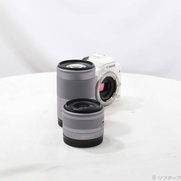 〔中古〕Canon(キヤノン) EOS Kiss M ホワイト ダブルズームキット〔368-ud〕 |  | 03