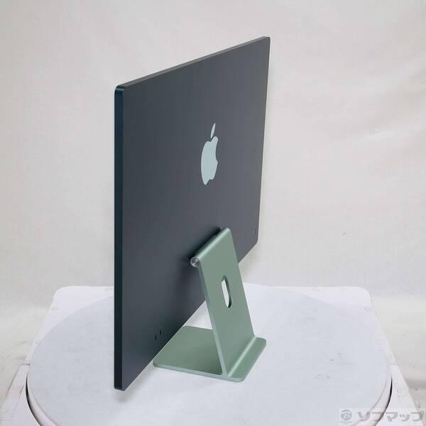〔中古〕Apple(アップル) iMac 24-inch Mid-2021 MJV83J／A Apple M1 8コアCPU_7コアGPU 8GB SSD256GB グリーン 〔26.3 Tahoe〕〔348-ud〕 |  | 01