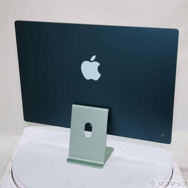 〔中古〕Apple(アップル) iMac 24-inch Mid-2021 MJV83J／A Apple M1 8コアCPU_7コアGPU 8GB SSD256GB グリーン 〔26.3 Tahoe〕〔348-ud〕 |  | 02