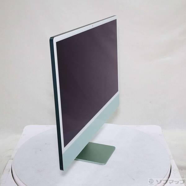 〔中古〕Apple(アップル) iMac 24-inch Mid-2021 MJV83J／A Apple M1 8コアCPU_7コアGPU 8GB SSD256GB グリーン 〔26.3 Tahoe〕〔348-ud〕 |  | 03