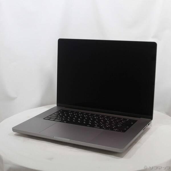 〔中古〕Apple(アップル) MacBook Pro 16.2-inch Late-2021 MK193J／A Apple M1 Pro 10コアCPU_16コアGPU 16GB SSD1TB スペースグレイ 〔26.3 Tahoe〕〔348-ud〕 | 