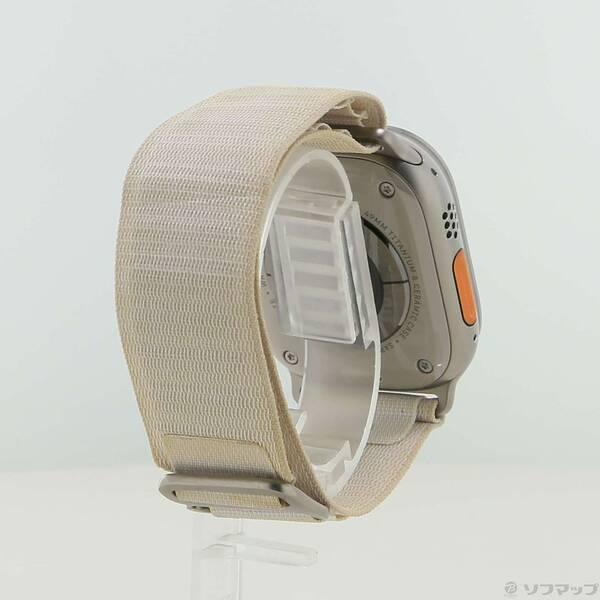 〔中古〕Apple(アップル) Apple Watch Ultra GPS + Cellular 49mm チタニウムケース スターライトアルパインループ〔198-ud〕 |  | 02