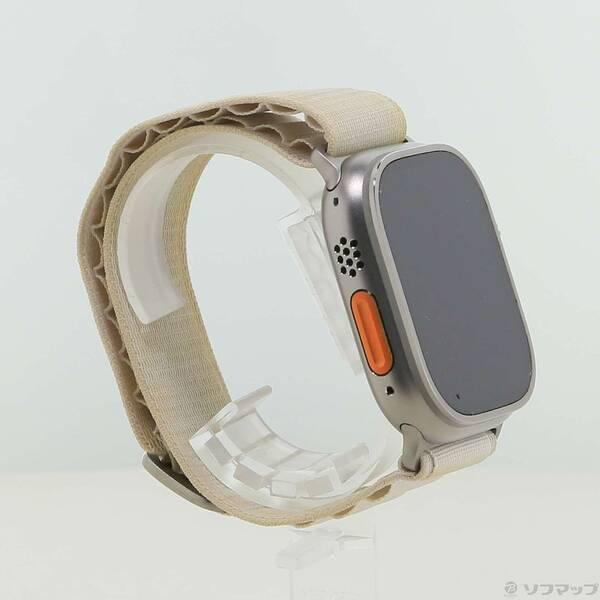 〔中古〕Apple(アップル) Apple Watch Ultra GPS + Cellular 49mm チタニウムケース スターライトアルパインループ〔198-ud〕 |  | 03