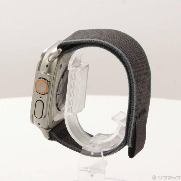 〔中古〕Apple(アップル) Apple Watch Ultra 2 GPS + Cellular 49mm チタニウムケース ブルー／ブラックトレイルループ〔198-ud〕 |  | 01