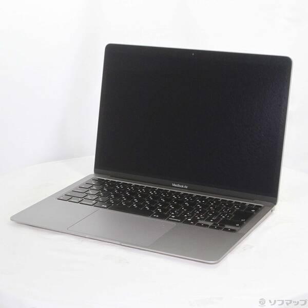 〔中古〕Apple(アップル) MacBook Air 13.3-inch Late-2020 MGN63J／A Apple M1 8コアCPU_7コアGPU 8GB SSD256GB スペースグレイ 〔15.7 Sequoia〕〔377-ud〕 | 