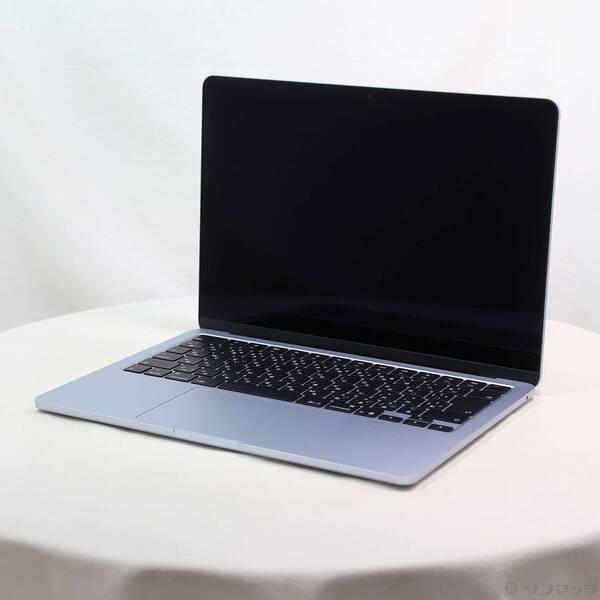 〔中古〕Apple(アップル) MacBook Air 13.6-inch Early-2025 MC6U4J／A Apple M4 10コアCPU_10コアGPU 16GB SSD512GB スカイブルー 〔26.3 Tahoe〕〔196-ud〕 | 