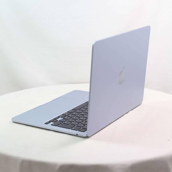 〔中古〕Apple(アップル) MacBook Air 13.6-inch Early-2025 MC6U4J／A Apple M4 10コアCPU_10コアGPU 16GB SSD512GB スカイブルー 〔26.3 Tahoe〕〔196-ud〕 |  | 01