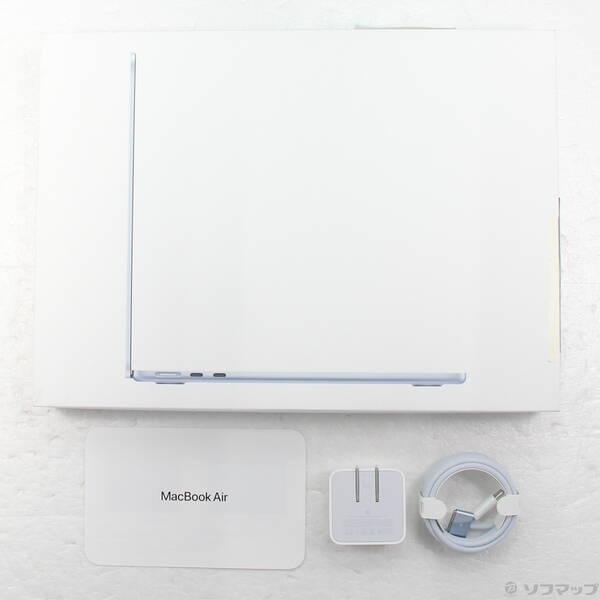 〔中古〕Apple(アップル) MacBook Air 13.6-inch Early-2025 MC6U4J／A Apple M4 10コアCPU_10コアGPU 16GB SSD512GB スカイブルー 〔26.3 Tahoe〕〔196-ud〕 |  | 04