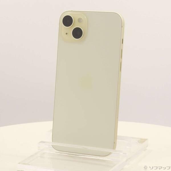 〔中古〕Apple(アップル) iPhone15 Plus 256GB イエロー MU0J3J／A SIMフリー〔258-ud〕 | 