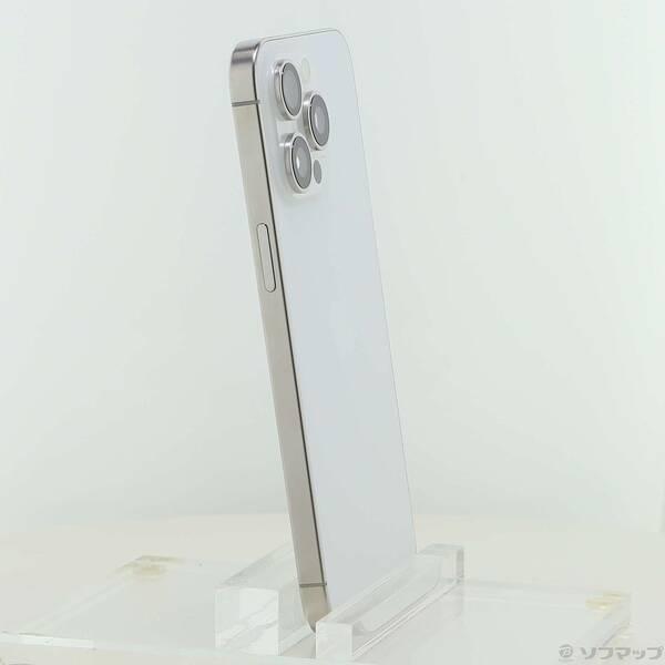 〔中古〕Apple(アップル) iPhone15 Pro Max 256GB ホワイトチタニウム MU6Q3J／A SIMフリー〔377-ud〕 |  | 03