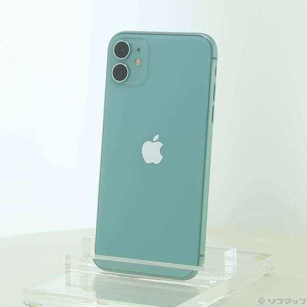 〔中古〕Apple(アップル) iPhone11 128GB グリーン MWM62J／A SIMフリー〔262-ud〕 | 