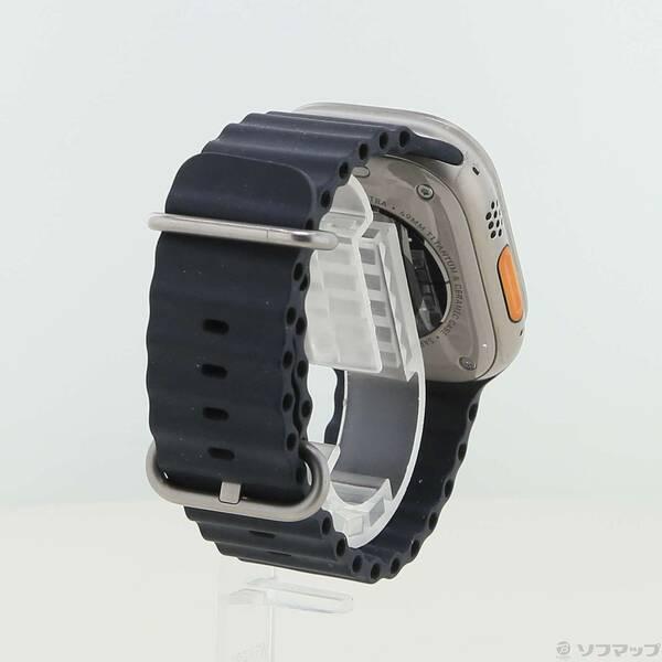 〔中古〕Apple(アップル) Apple Watch Ultra GPS + Cellular 49mm チタニウムケース ミッドナイトオーシャンバンド〔262-ud〕 |  | 02