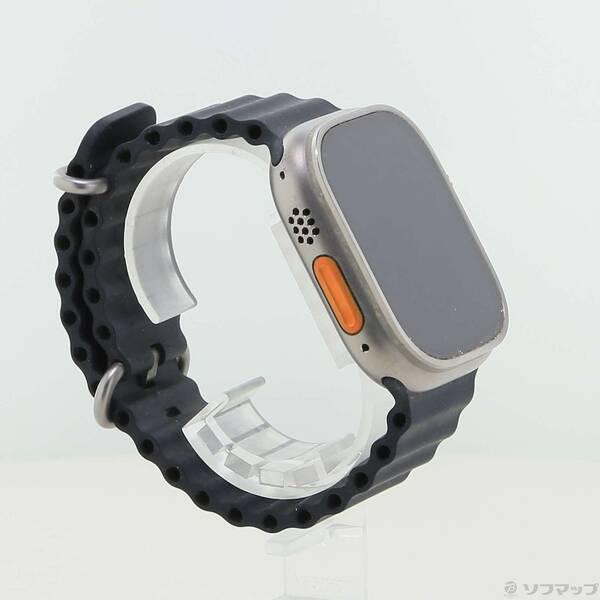 〔中古〕Apple(アップル) Apple Watch Ultra GPS + Cellular 49mm チタニウムケース ミッドナイトオーシャンバンド〔262-ud〕 |  | 03