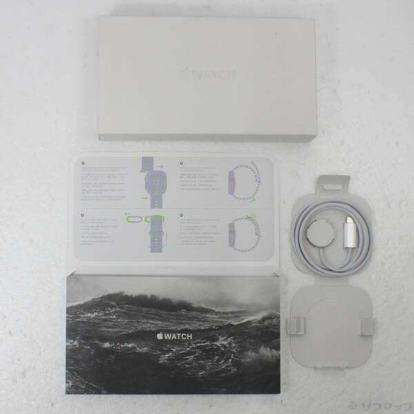 〔中古〕Apple(アップル) Apple Watch Ultra GPS + Cellular 49mm チタニウムケース ミッドナイトオーシャンバンド〔262-ud〕 |  | 04