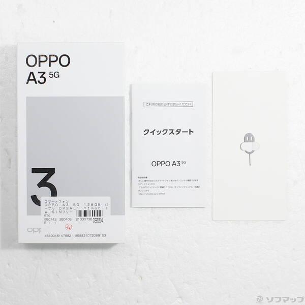 〔中古〕OPPO(オッポ) OPPO A3 5G 128GB パープル OPSAL1 Y!mobile SIMフリー〔349-ud〕 |  | 04