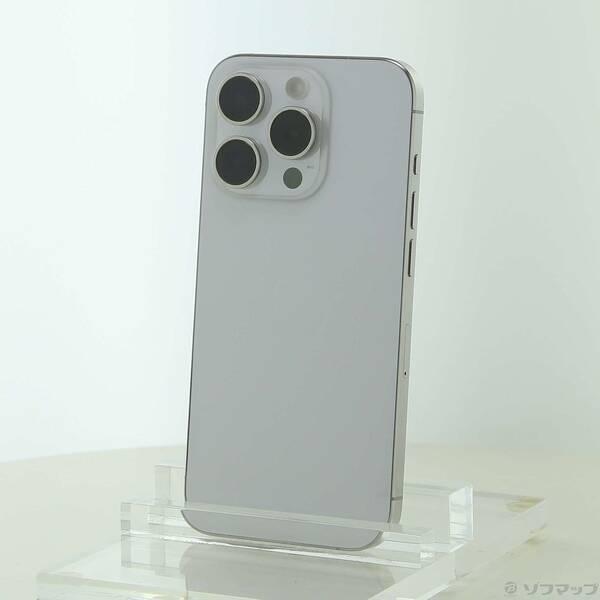 〔中古〕Apple(アップル) iPhone15 Pro 128GB ホワイトチタニウム MTU83J／A SIMフリー〔262-ud〕 | 