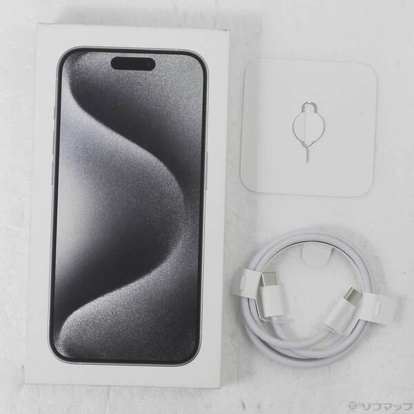 〔中古〕Apple(アップル) iPhone15 Pro 128GB ホワイトチタニウム MTU83J／A SIMフリー〔262-ud〕 |  | 04