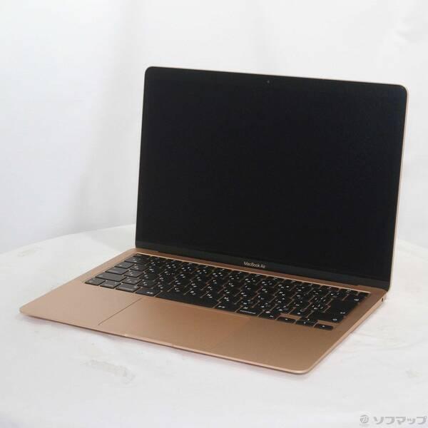 〔中古〕Apple(アップル) MacBook Air 13.3-inch Late-2020 MGND3J／A Apple M1 8コアCPU_7コアGPU 8GB SSD256GB ゴールド 〔26.3 Tahoe〕〔269-ud〕 | 
