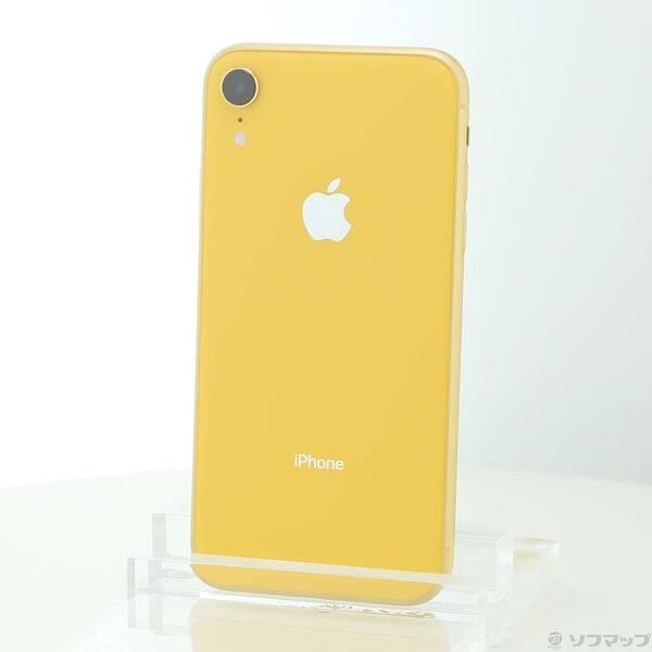〔中古〕Apple(アップル) iPhoneXR 64GB イエロー MT082J／A SIMフリー〔349-ud〕 | 