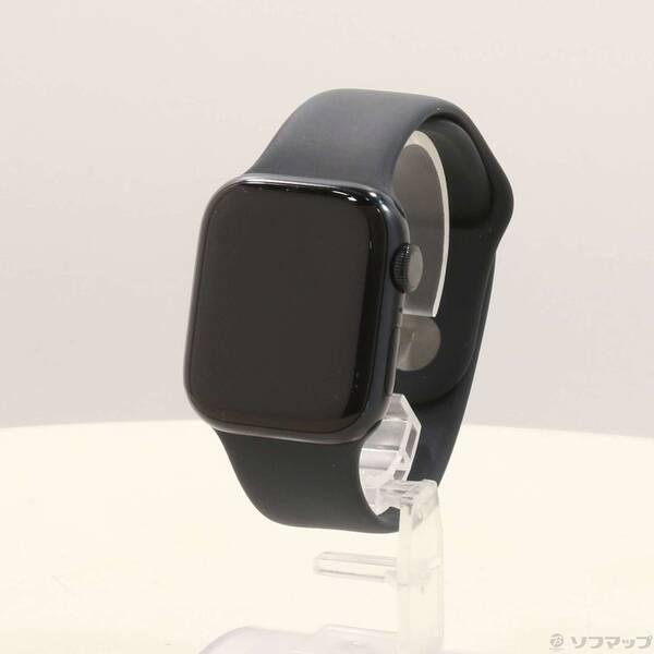 〔中古〕Apple(アップル) Apple Watch Series 7 GPS 41mm ミッドナイトアルミニウムケース ミッドナイトスポーツバンド〔198-ud〕 | 