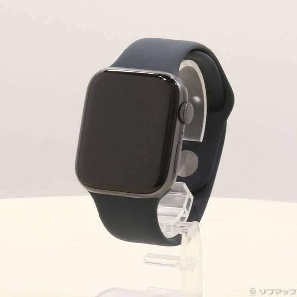 〔中古〕Apple(アップル) Apple Watch SE 第1世代 GPS 44mm スペースグレイアルミニウムケース ミッドナイトスポーツバンド〔198-ud〕 | 