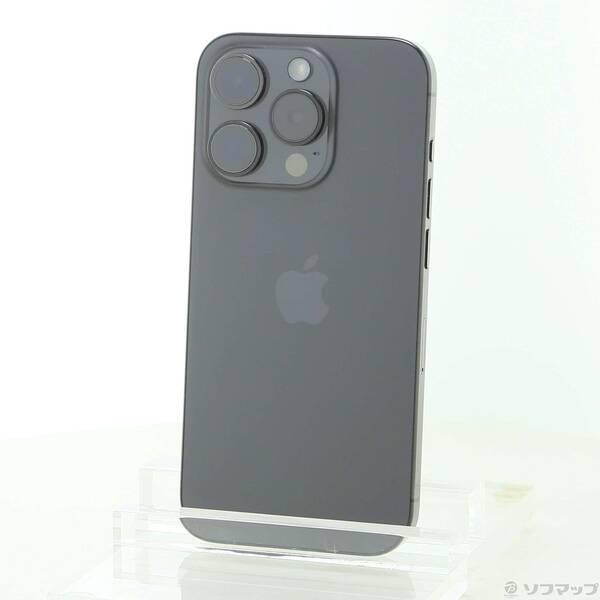 〔中古〕Apple(アップル) iPhone15 Pro 128GB ブラックチタニウム MTU73J／A SIMフリー〔196-ud〕 | 