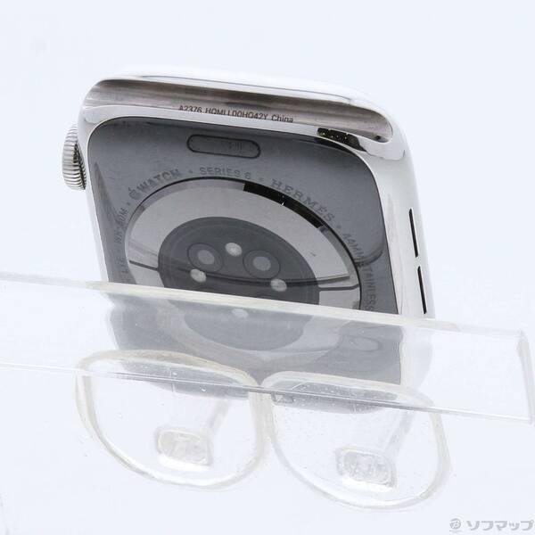 〔中古〕Apple(アップル) Apple Watch Series 6 GPS + Cellular 44mm シルバーステンレススチールケース バンド無し〔198-ud〕 |  | 02