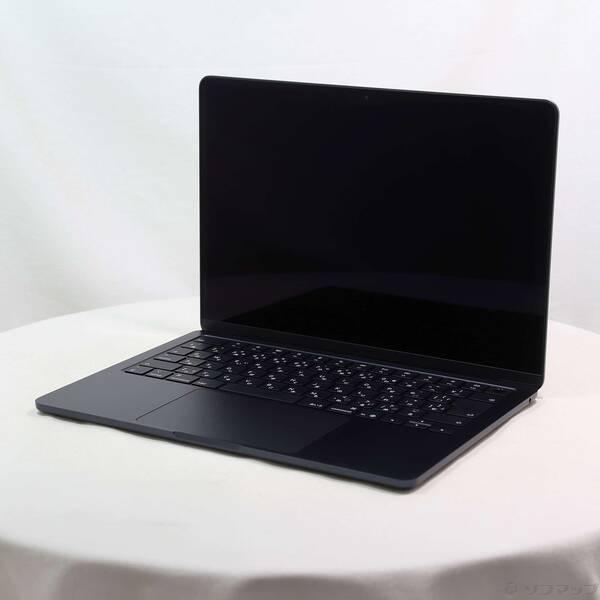 〔中古〕Apple(アップル) MacBook Air 13.6-inch Early-2025 MW123J／A Apple M4 10コアCPU_8コアGPU 16GB SSD256GB ミッドナイト 〔26.3 Tahoe〕〔368-ud〕 | 