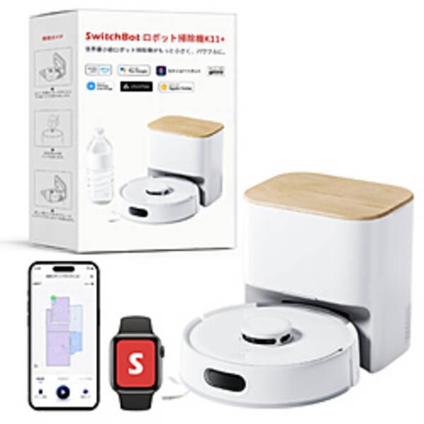 〔中古〕SWITCHBOT 〔展示品〕 ロボット掃除機K11+ Switch Bot ホワイト W3003101〔276-ud〕 | 