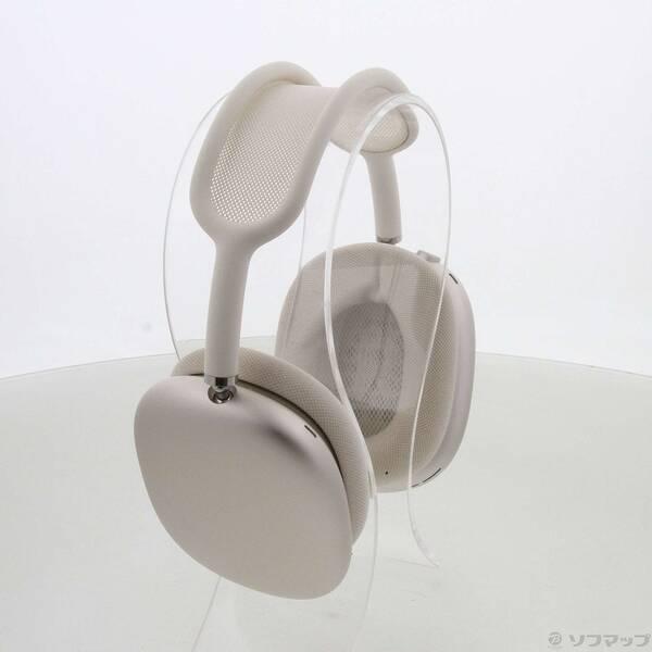 〔中古〕Apple(アップル) AirPods Max (USB-C) スターライト MWW53ZA／A〔198-ud〕の画像