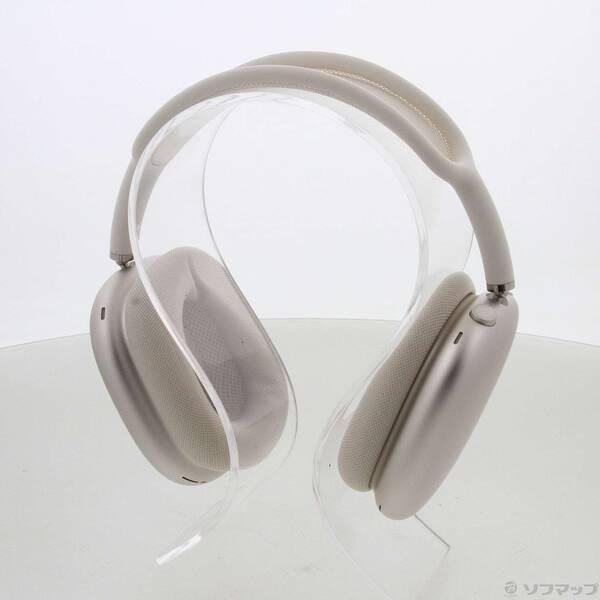 〔中古〕Apple(アップル) AirPods Max (USB-C) スターライト MWW53ZA／A〔198-ud〕の画像