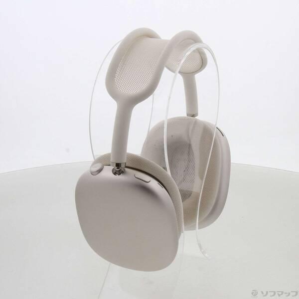 〔中古〕Apple(アップル) AirPods Max (USB-C) スターライト MWW53ZA／A〔198-ud〕の画像