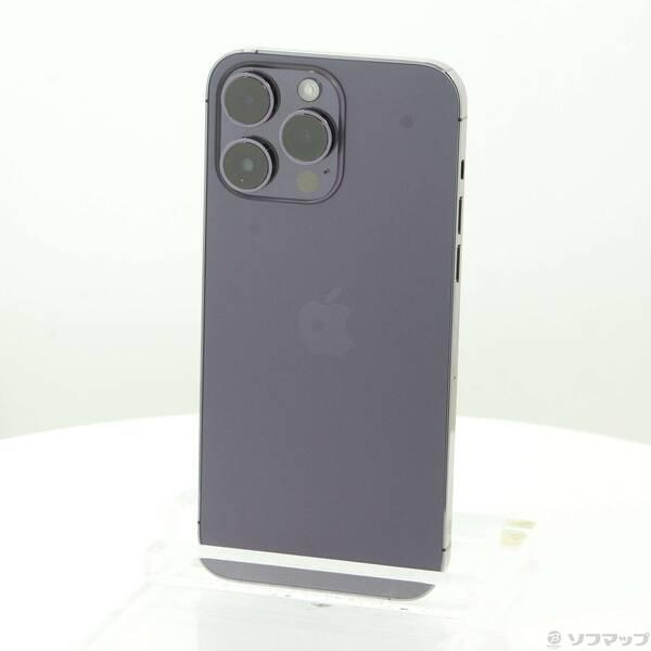 〔中古〕Apple(アップル) iPhone14 Pro Max 128GB ディープパープル MQ993J／A SIMフリー〔377-ud〕 | 
