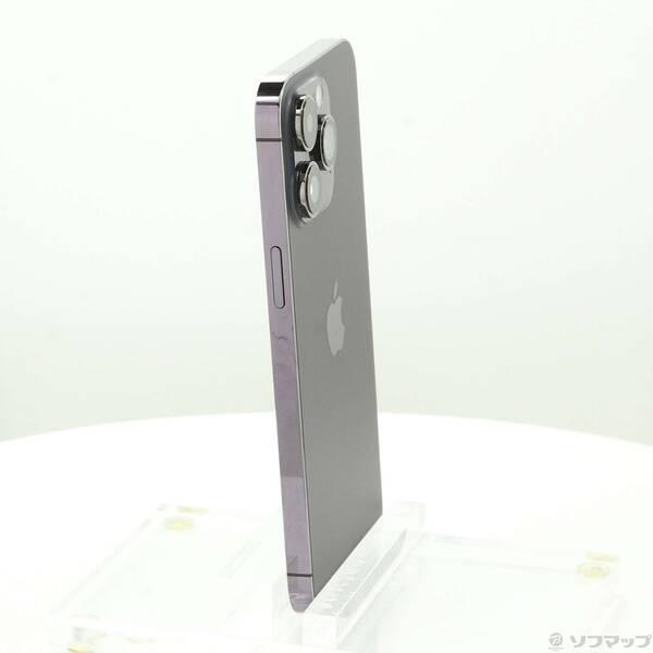 〔中古〕Apple(アップル) iPhone14 Pro Max 128GB ディープパープル MQ993J／A SIMフリー〔377-ud〕 |  | 03
