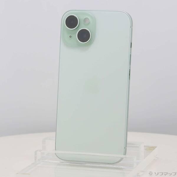 〔中古〕Apple(アップル) iPhone15 128GB グリーン MTMM3J／A SIMフリー〔198-ud〕 | 