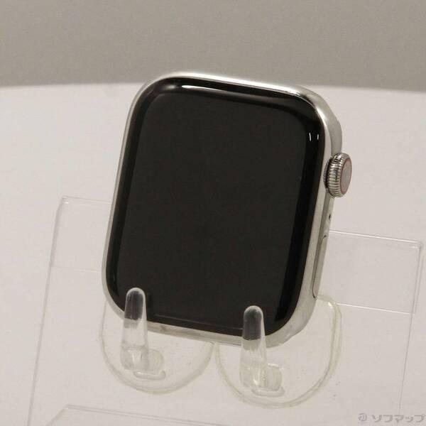 〔中古〕Apple(アップル) Apple Watch Series 8 GPS + Cellular 45mm シルバーステンレススチールケース バンド無し DEMO品〔269-ud〕 | 