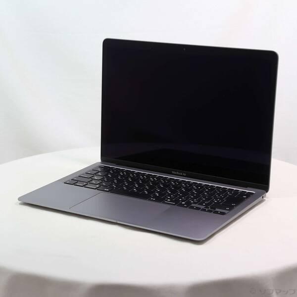 〔中古〕Apple(アップル) MacBook Air 13.3-inch Late-2020 MGN63J／A Apple M1 8コアCPU_7コアGPU 8GB SSD256GB スペースグレイ 〔26.3 Tahoe〕〔377-ud〕 | 