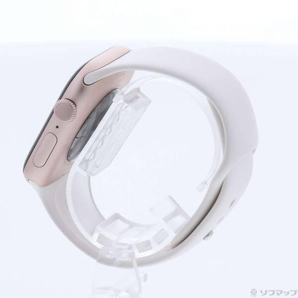 〔中古〕Apple(アップル) Apple Watch Series 10 GPS 46mm ローズゴールドアルミニウムケース ライトブラッシュスポーツバンド〔198-ud〕 |  | 01