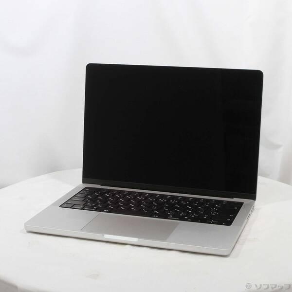 〔中古〕Apple(アップル) MacBook Pro 14.2-inch Late-2021 MKGR3J／A Apple M1 Pro 8コアCPU_14コアGPU 16GB SSD512GB シルバー 〔26.3 Tahoe〕〔258-ud〕 | 