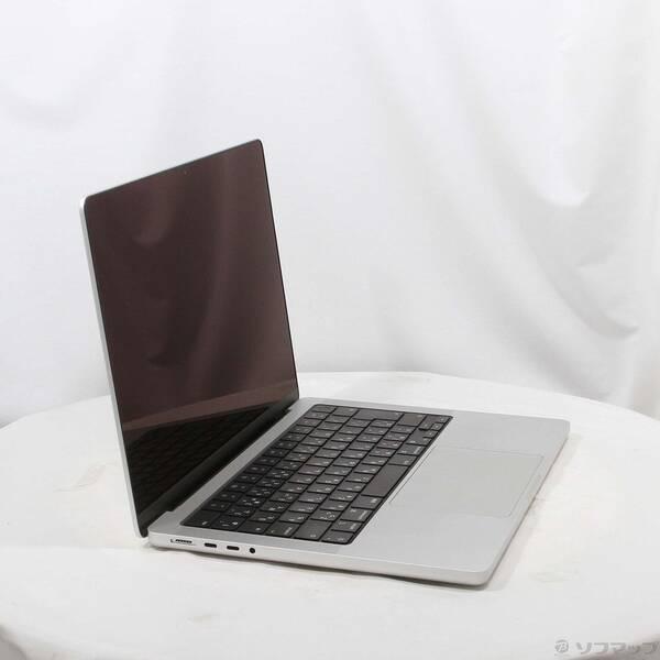 〔中古〕Apple(アップル) MacBook Pro 14.2-inch Late-2021 MKGR3J／A Apple M1 Pro 8コアCPU_14コアGPU 16GB SSD512GB シルバー 〔26.3 Tahoe〕〔258-ud〕 |  | 03