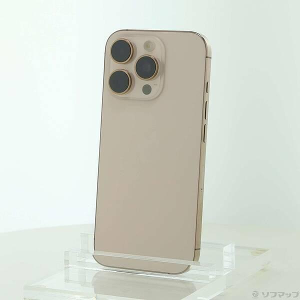 〔中古〕Apple(アップル) iPhone16 Pro 128GB デザートチタニウム MYMX3J／A SIMフリー〔198-ud〕 | 