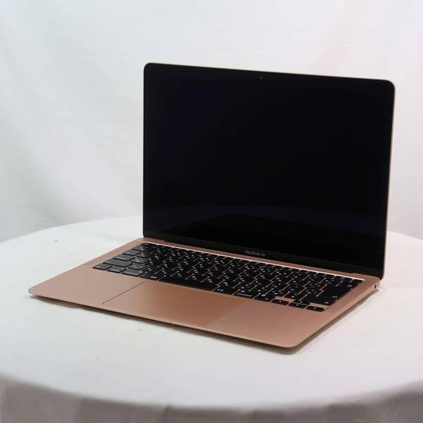 〔中古〕Apple(アップル) MacBook Air 13.3-inch Late-2020 MGNE3J／A Apple M1 8コアCPU_8コアGPU 8GB SSD512GB ゴールド 〔26.3 Tahoe〕〔352-ud〕 | 